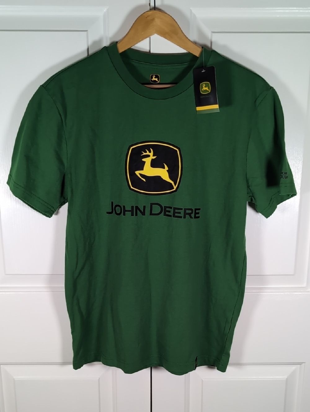 NWT John Deere Classic Green Graphic Tee Workwear Gorpcore Streetwear Logo Shirt